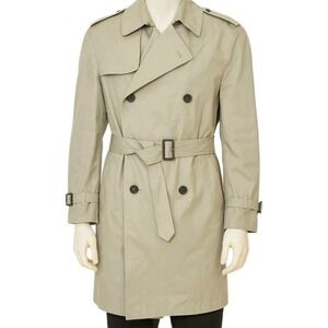 EUC US Marine Corps Men's All Weather Trench Coat Size 40R Military HTF‎